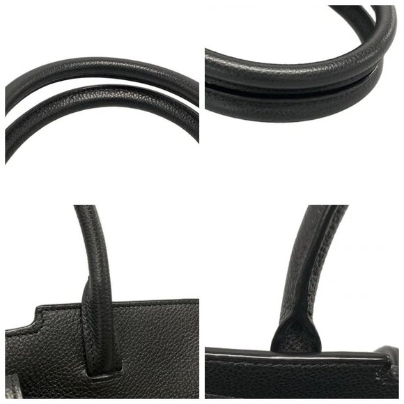 SAINT LAURENT PARIS Baby Tote Downtown Black Leather - Handbag 996-082225 - Picture 7 of 13